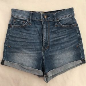 Hollister High Waisted Denim Shorts